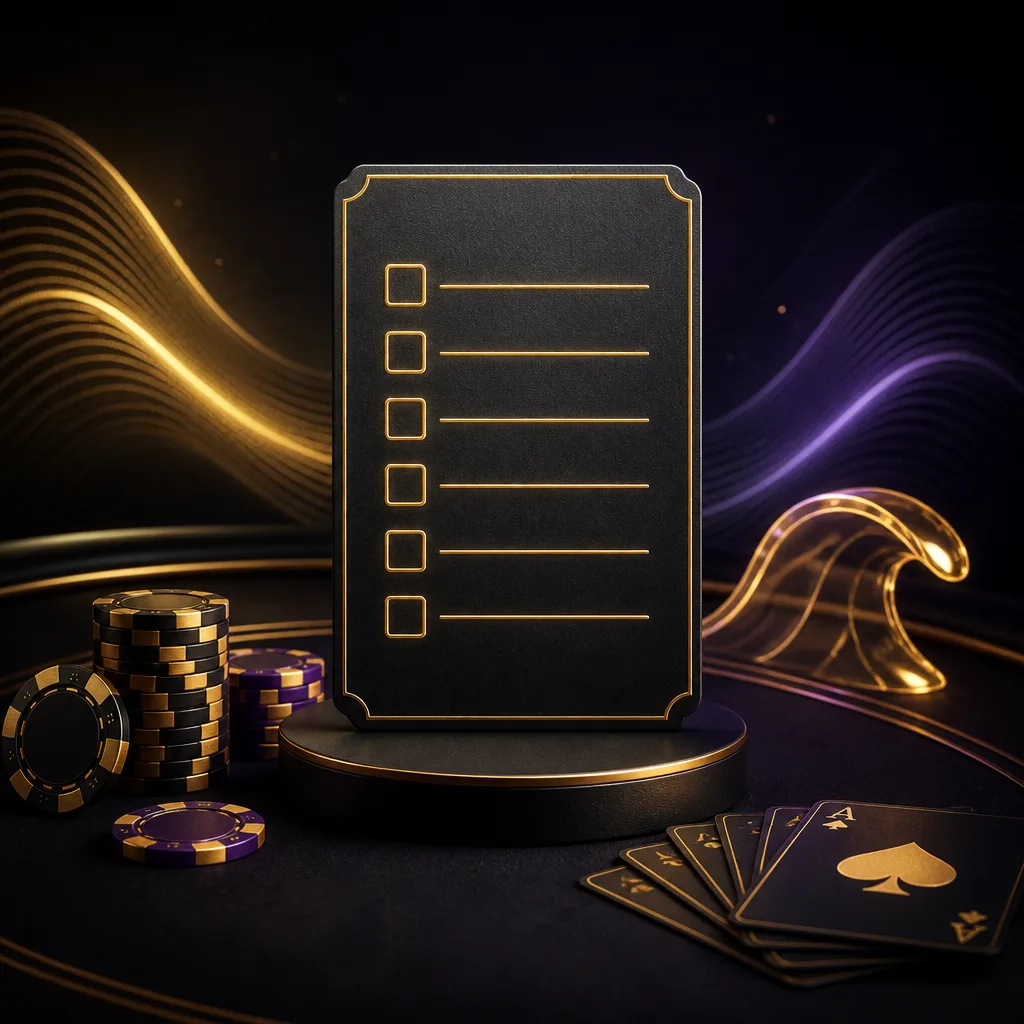 Casino bonus rules visual with chips and golden Pacific Spins styling